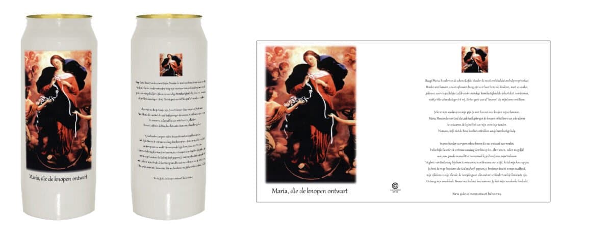 Noveenkaars Maria die knopen ontwart